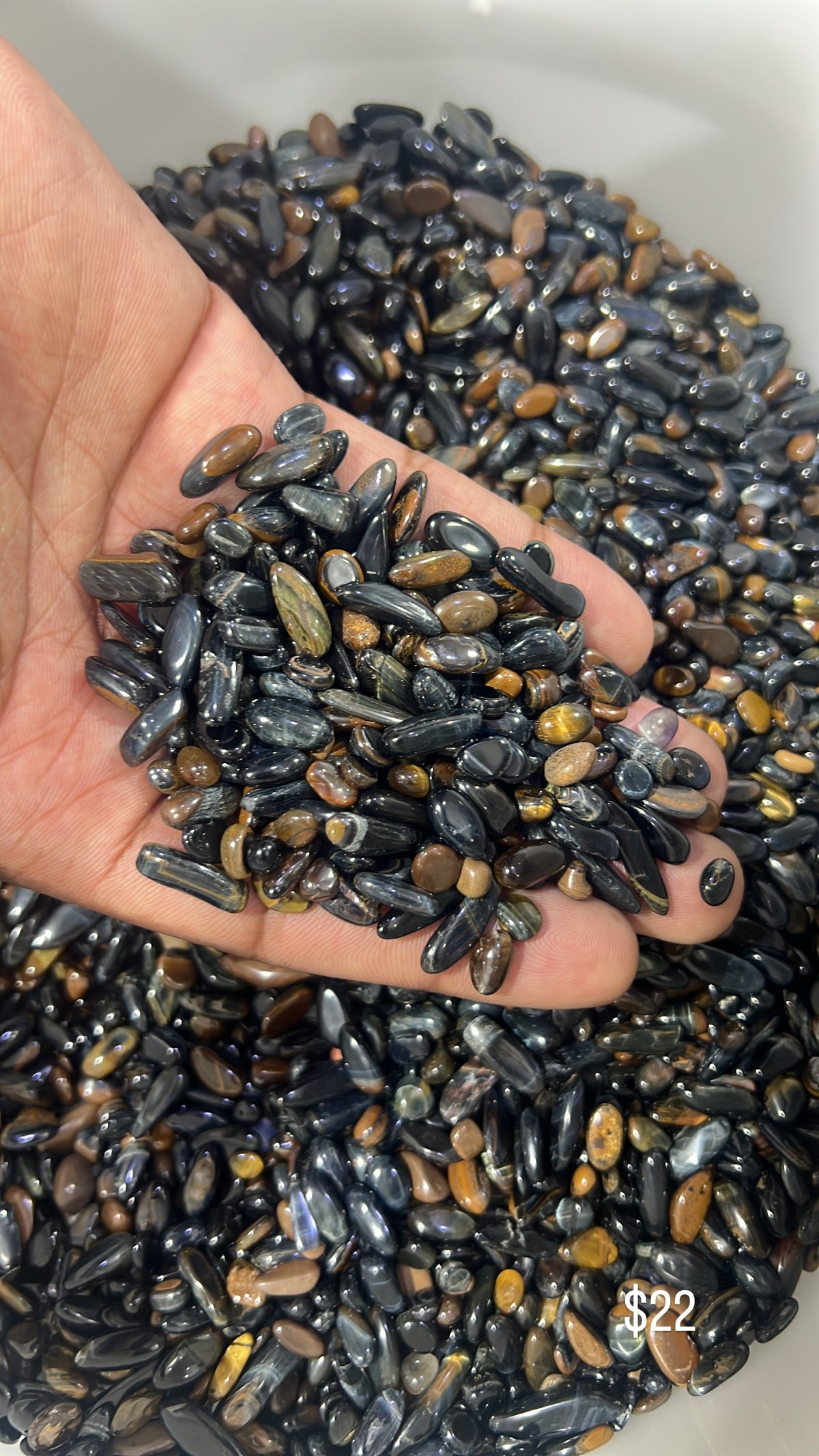 Blue Tiger Eye Chips