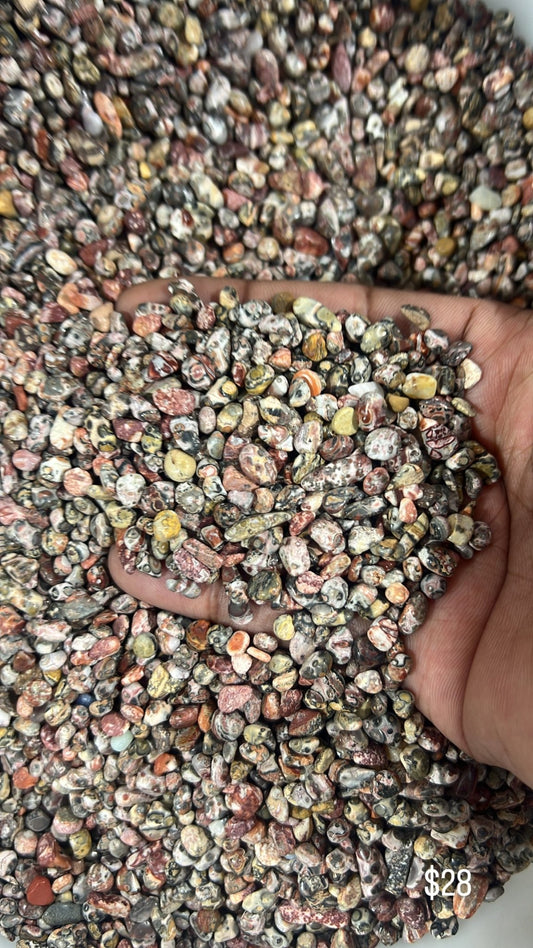 Leopard Skin Jasper Chips - Sun Crystal WholesalerChips