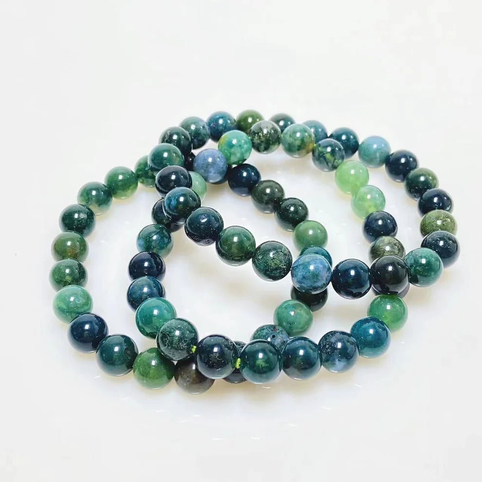 Moss Agate Bracelet - Sun Crystal Wholesaler
