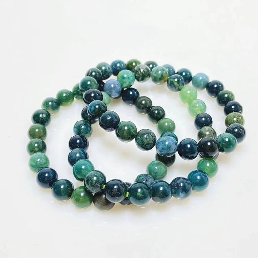 Moss Agate Bracelet - Sun Crystal Wholesaler