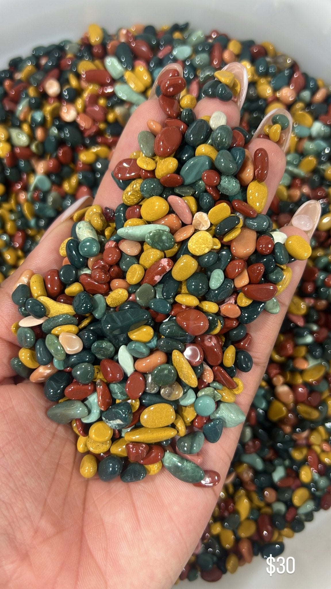 Ocean Jasper Chips - Sun Crystal WholesalerChips