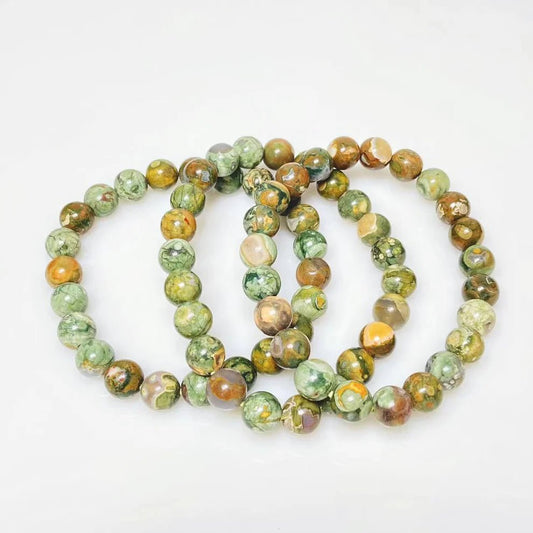 Rain Forest Jasper Bracelet - Sun Crystal Wholesaler