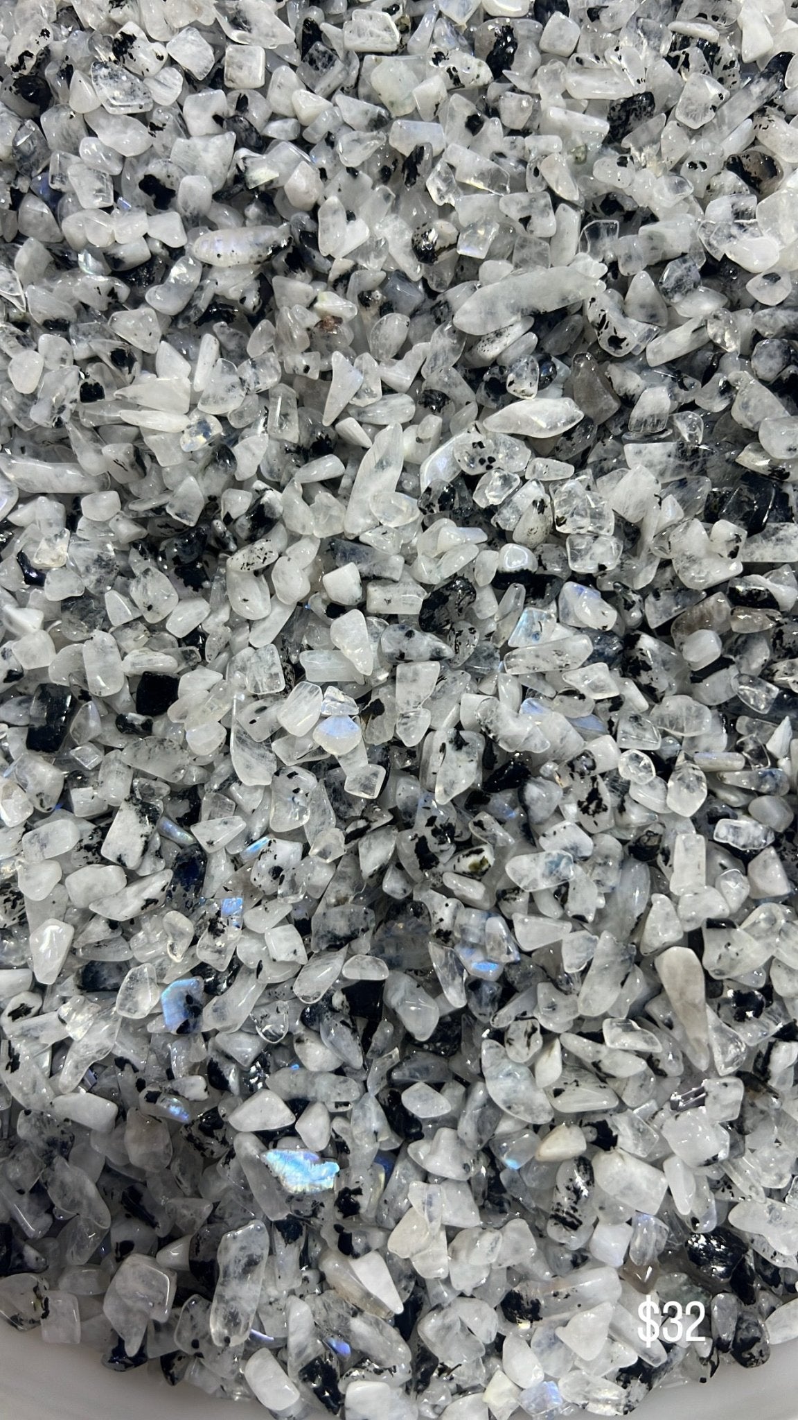 Rainbow Moonstone Chips - Sun Crystal WholesalerChips