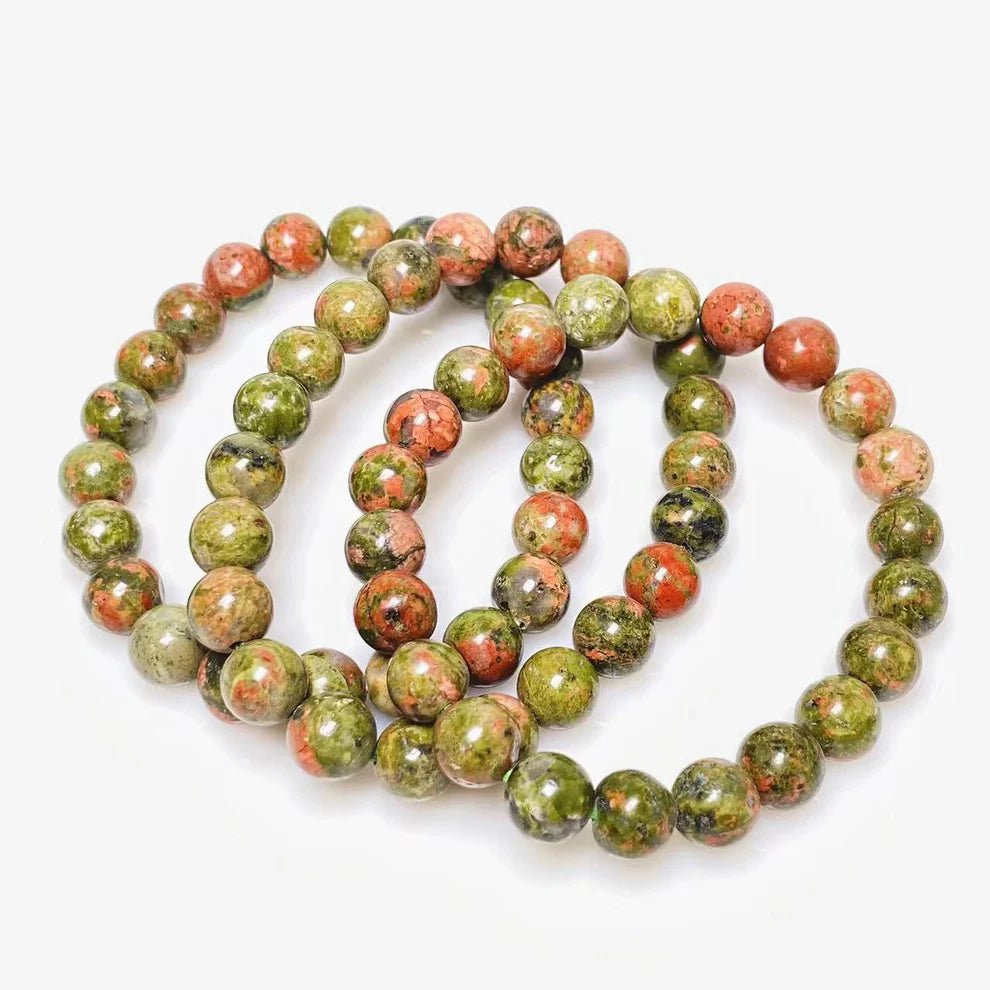 Unakite Jasper Bracelet - Sun Crystal Wholesaler